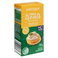 Mayo And Sweetcorn Tuna Treats With Crackers 112g